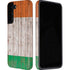 Ireland Flag Dark Wood Galaxy S22 Pro Case